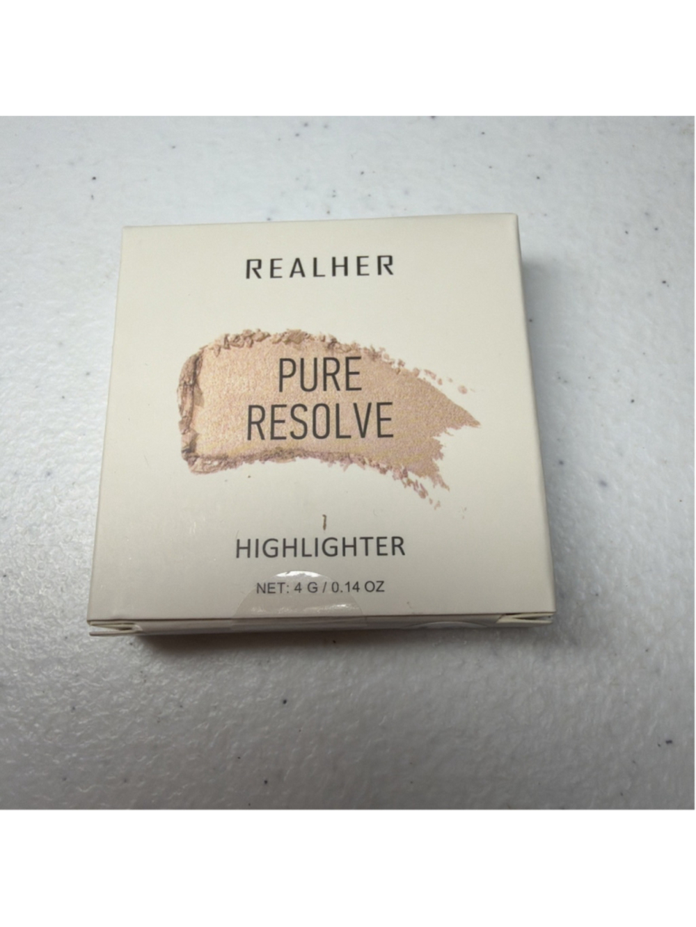 RealHer Pure Resolve Highlighter 4g / 0.14 oz New In Box